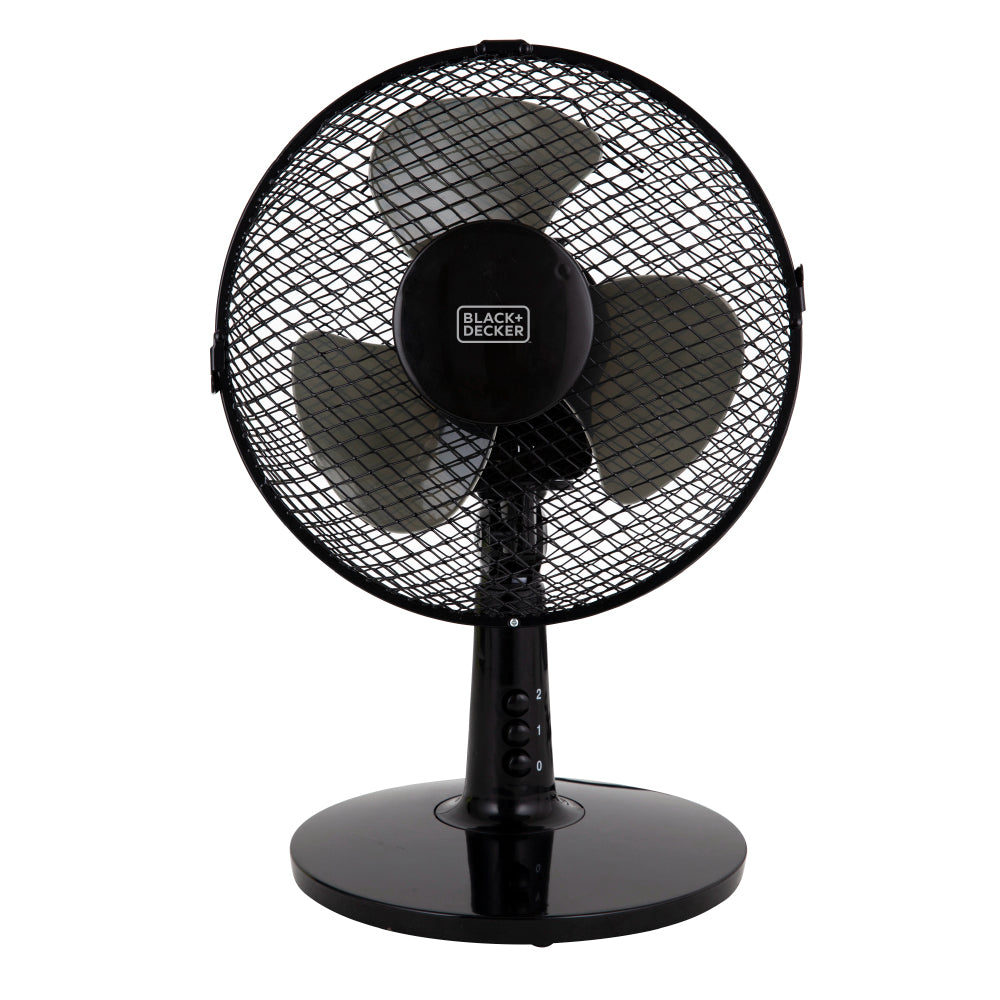 Black+Decker  Pedestal Fan with Stand 9"  - Black  | TJ Hughes