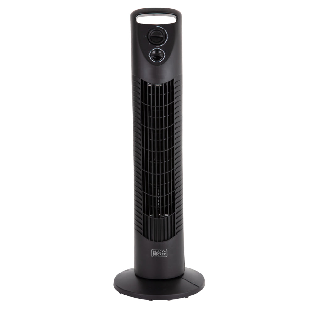 Black+Decker Tower Fan 30"  - Black  | TJ Hughes