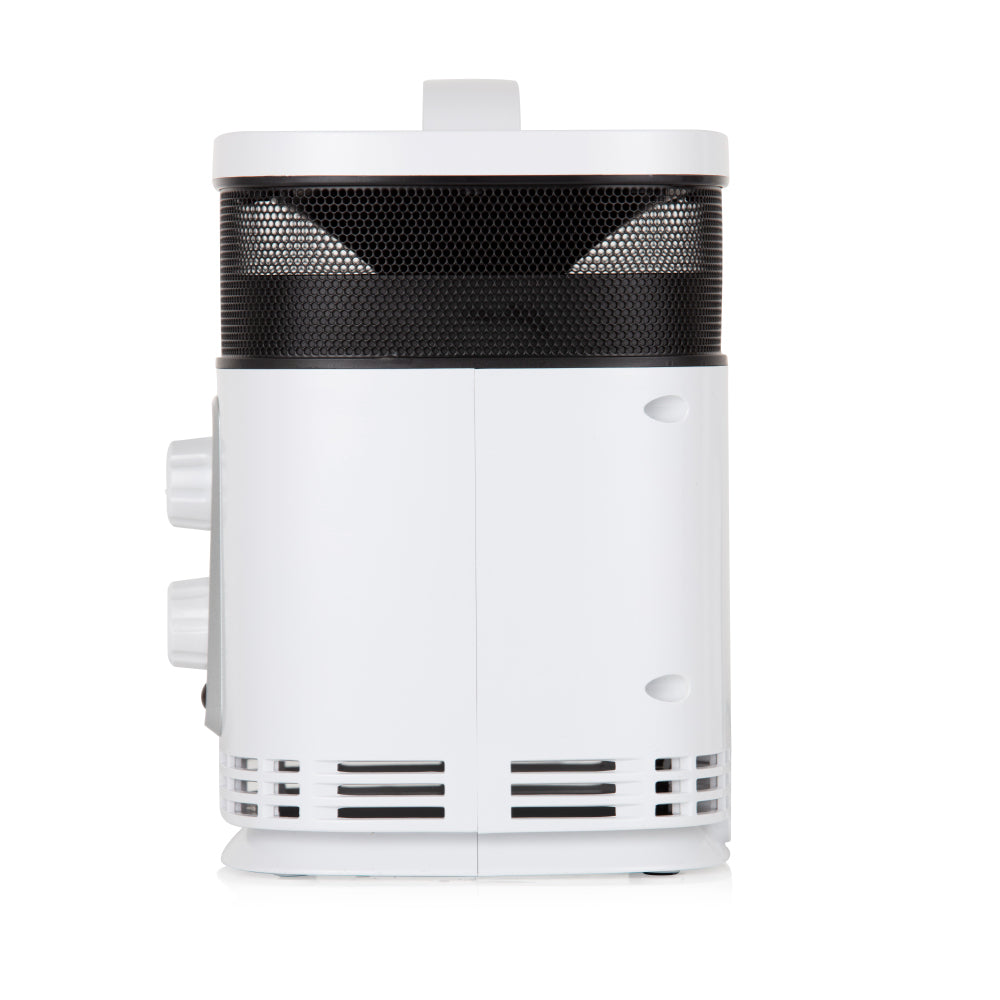 Black+Decker Ceramic Fan Heater 1.5KW - White