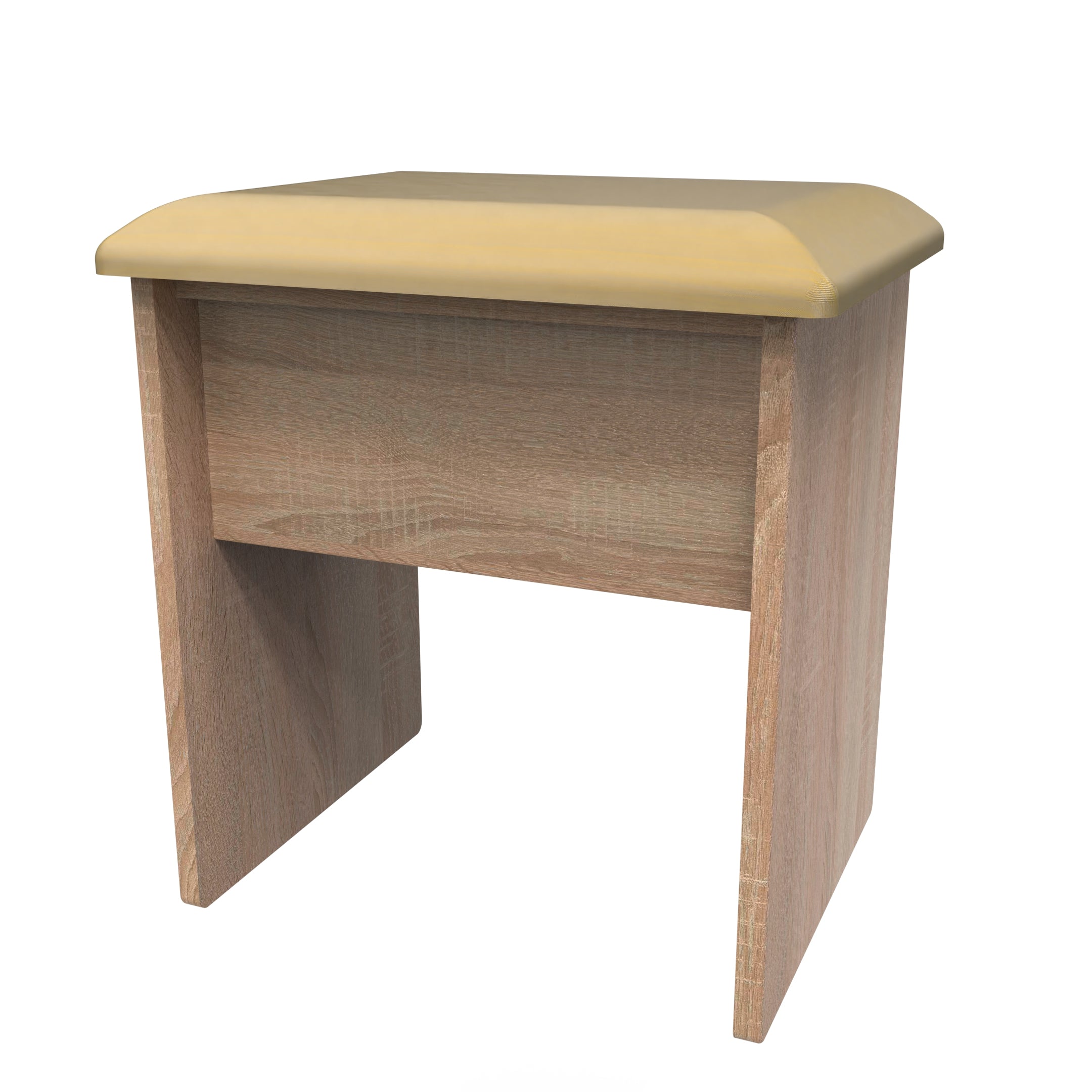 Copenhagen Ready Assembled Dressing Table Stool  - Bardolino Oak - Lewis’s Home  | TJ Hughes