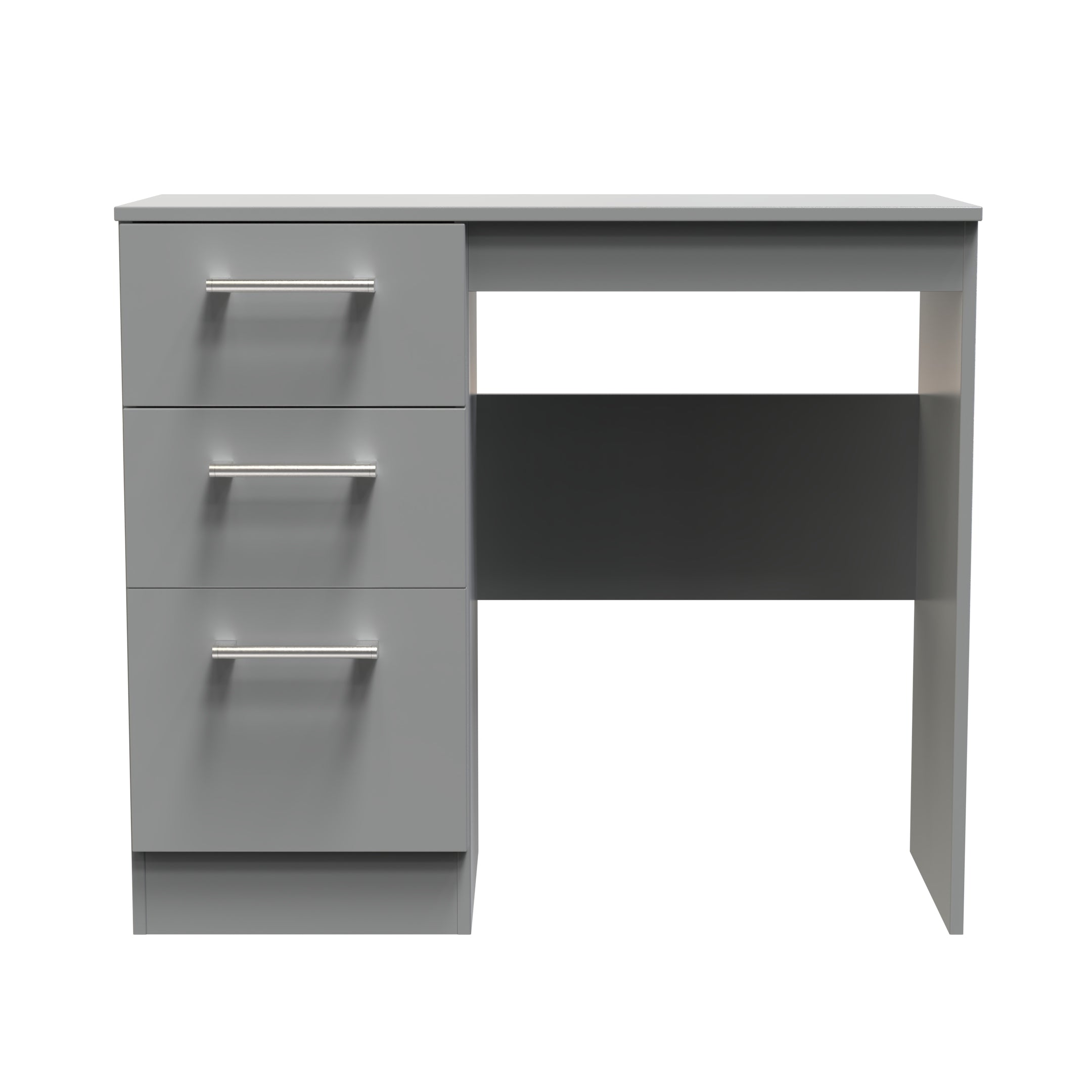 Denver Ready Assembled Dressing Table - Grey - Lewis’s Home  | TJ Hughes