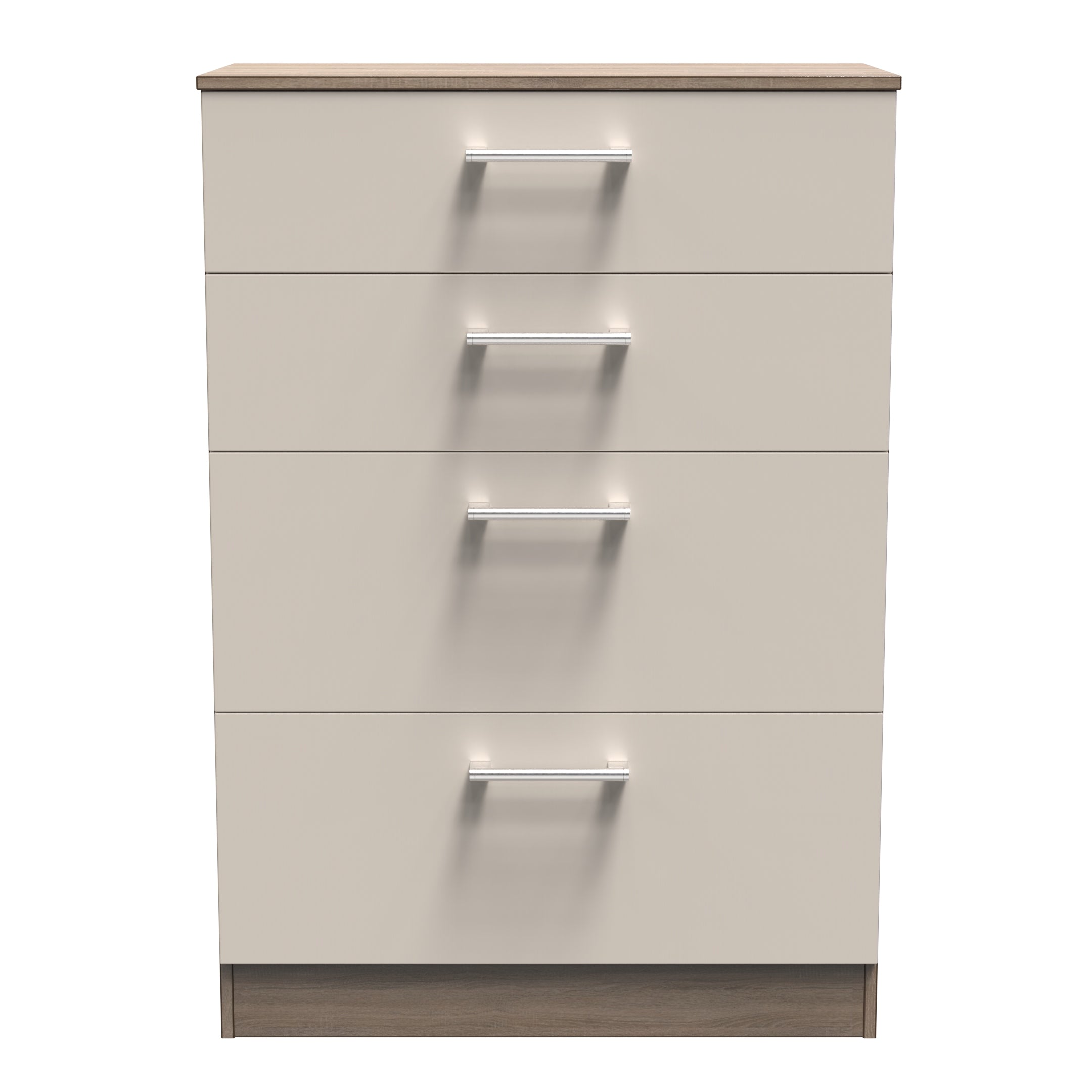 Stamford Ready Assembled Chest Of Drawers with 4 Drawers - Kashmir Matt / Darkolino - Lewis’s Home  | TJ Hughes