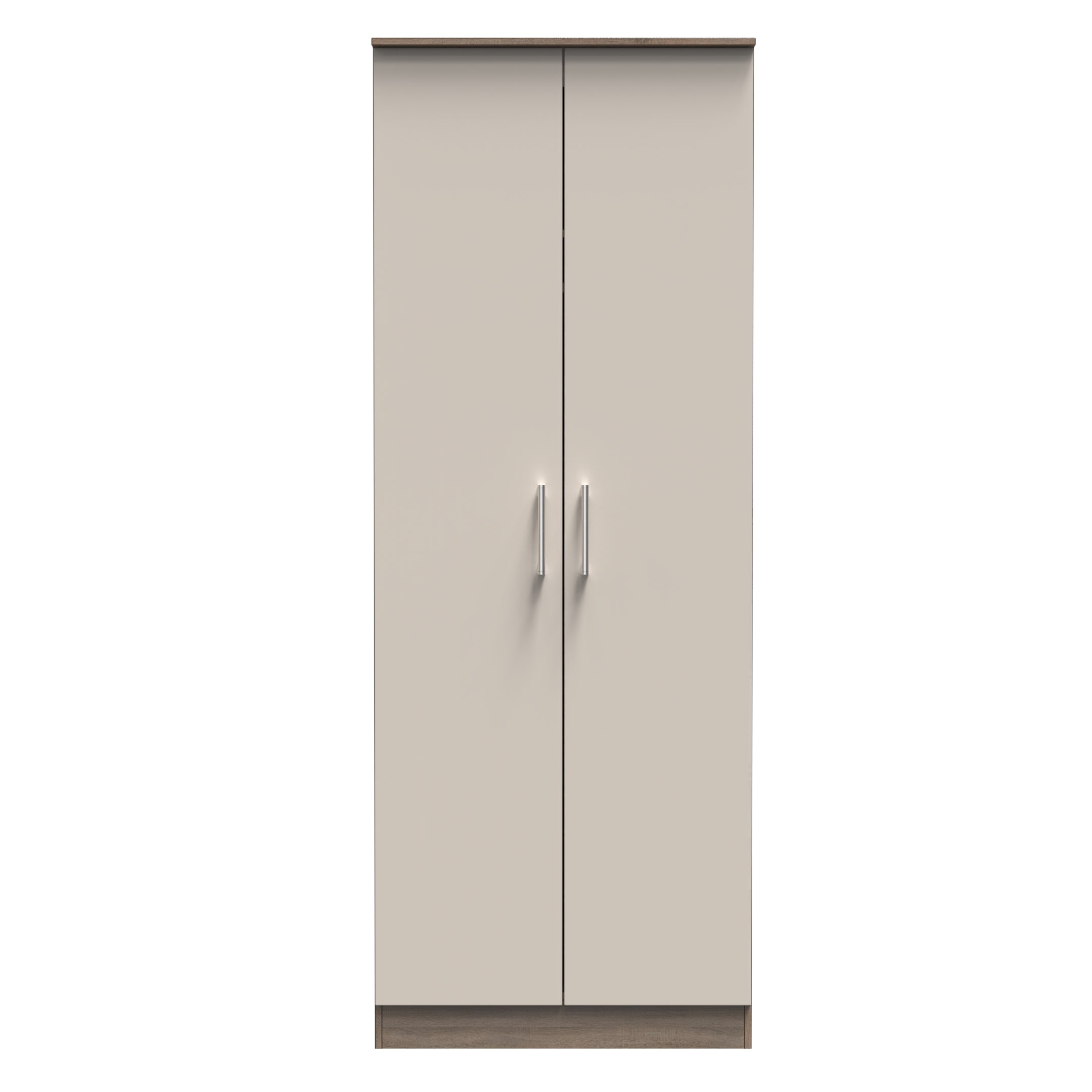 Stamford Ready Assembled Wardrobe with 2 Doors - Kashmir Matt / Darkolino - Lewis’s Home  | TJ Hughes