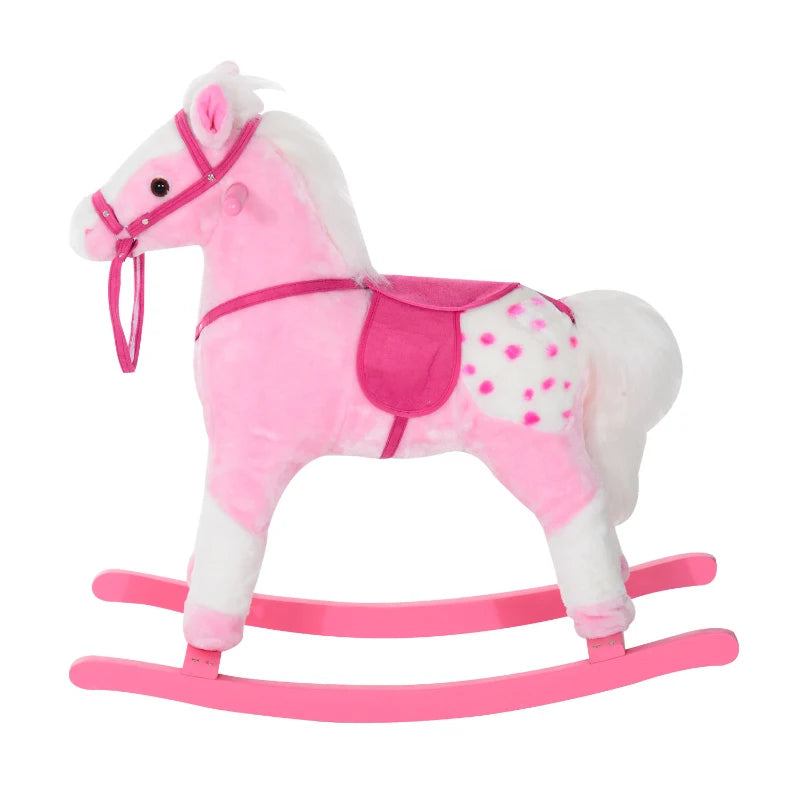 HOMCOM Children’s  Rocking Horse  - Pink  | TJ Hughes