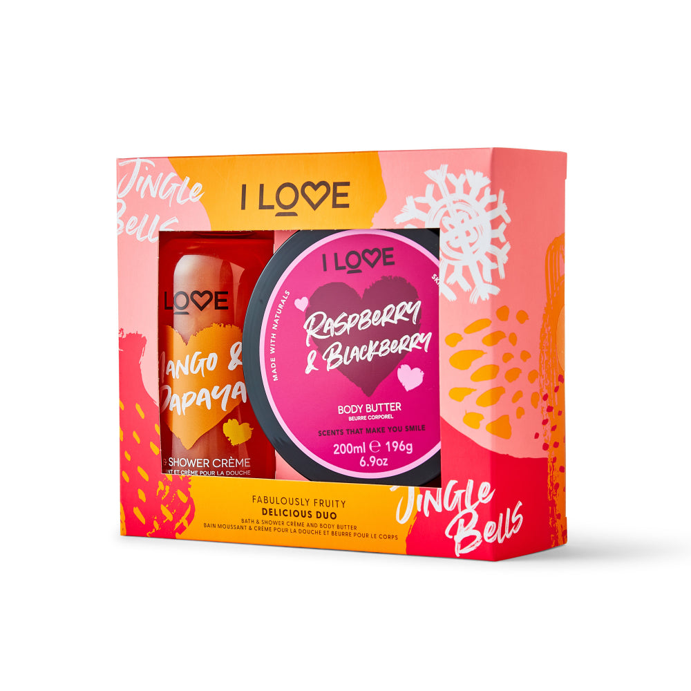 I Love Delicious Duo Gift Box Fabulously Fruity Original  | TJ Hughes