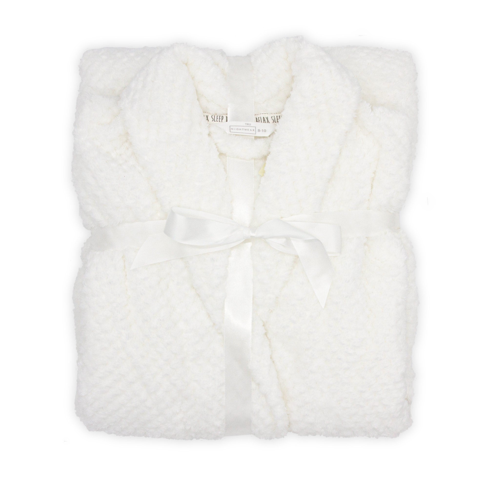 Tru Ladies Honeycomb Robe - Ivory - 16/18  | TJ Hughes