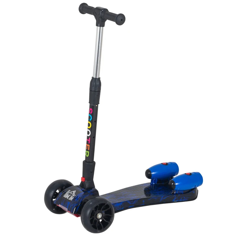 HOMCOM Scooter for Kids  for ages 3 - 6 Years Blue  | TJ Hughes