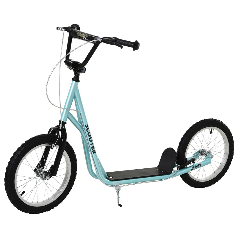 HOMCOM Teen Kids Stunt Scooter - Blue