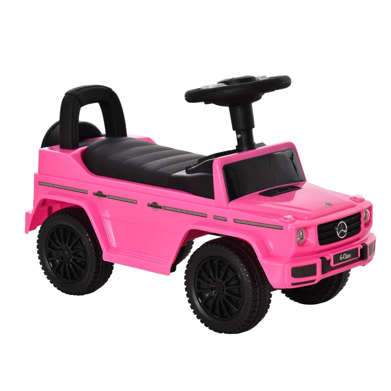 HOMCOM Kids Ride On Car Mercedes Benz G350 - Pink  | TJ Hughes