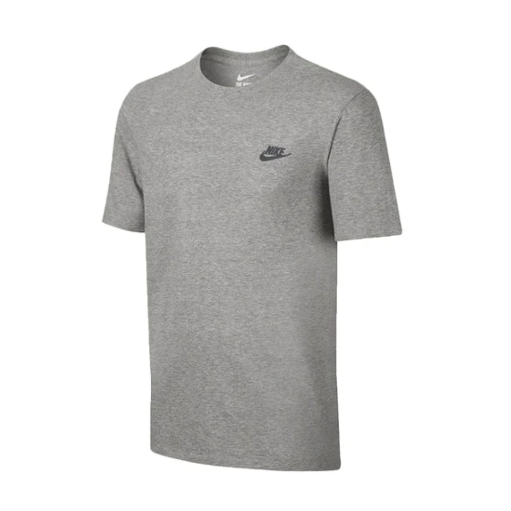 Nike  Sports Club Tee T Shirt  - Grey - Medium / Grey  | TJ Hughes