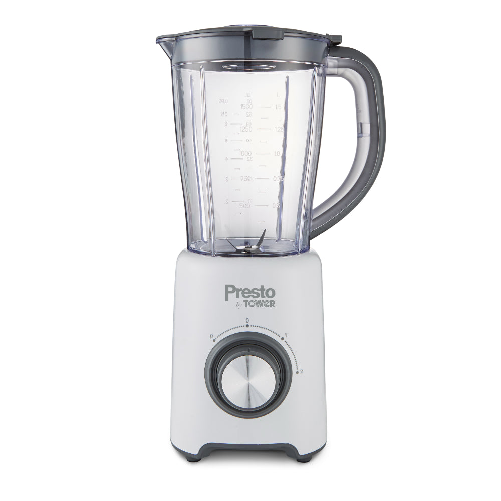 Tower Presto Jar Blender 500W  - White  | TJ Hughes