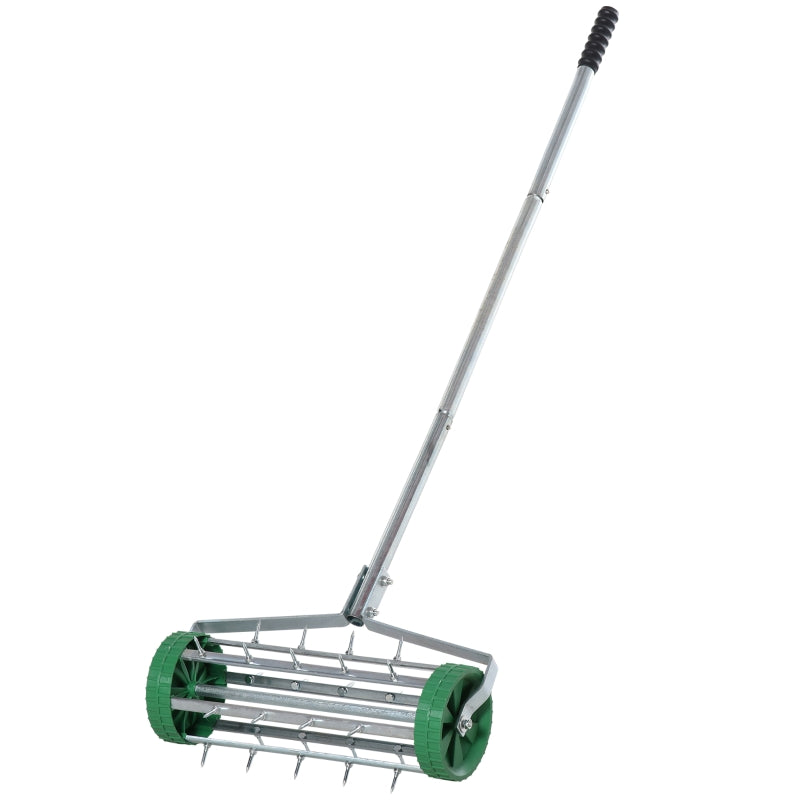 Outsunny Rolling Lawn Aerator