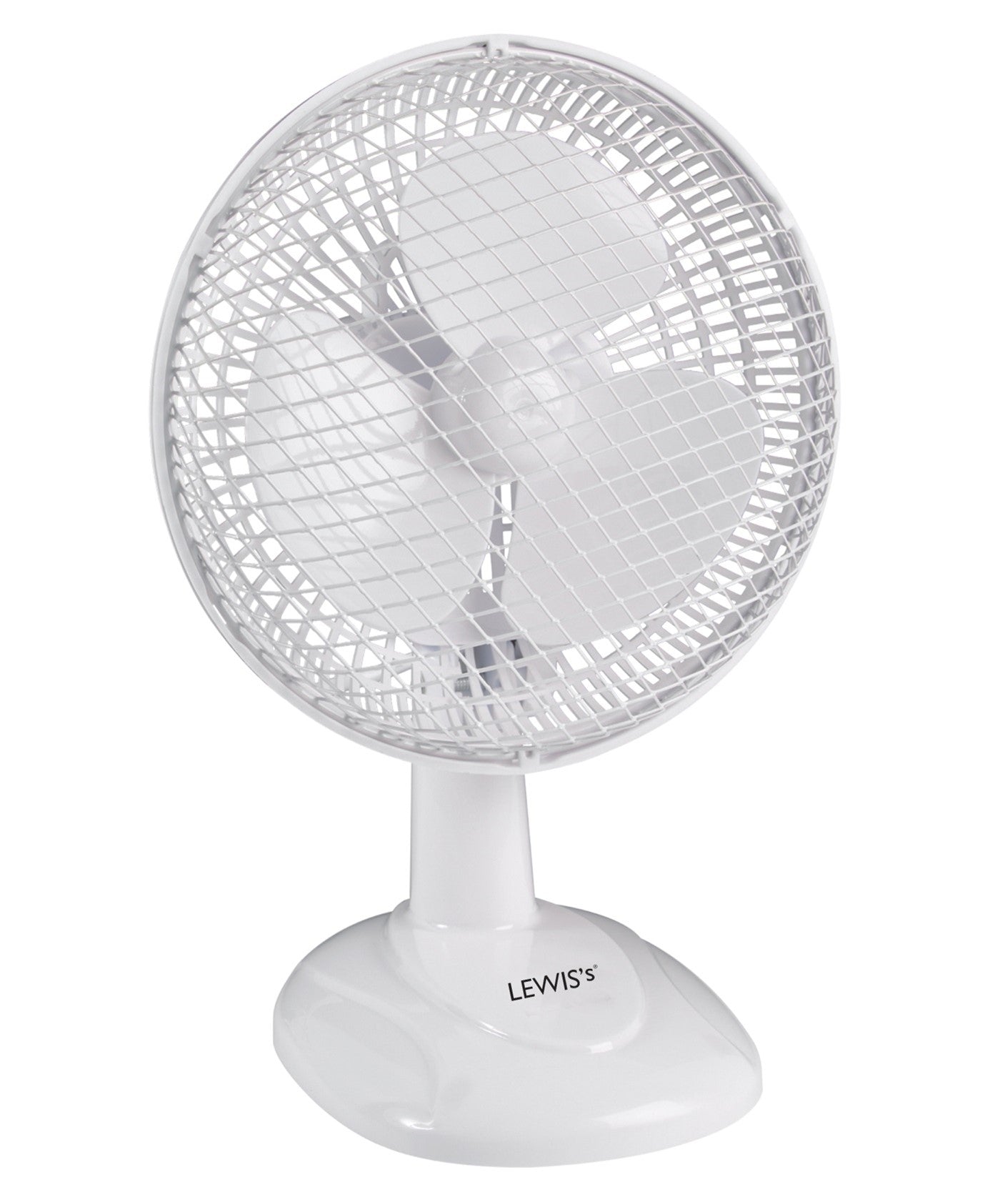 Lewis’s  6 Inch Desk Fan - White  | TJ Hughes