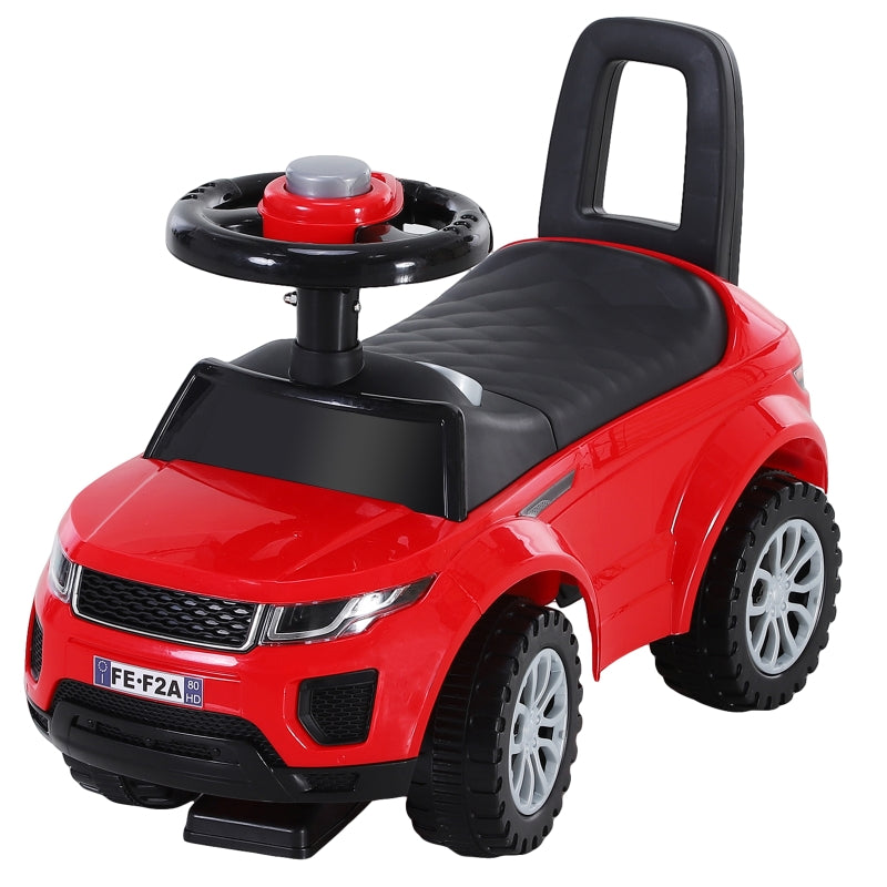 HOMCOM Baby 3 in 1 Rider on Car - Red  | TJ Hughes