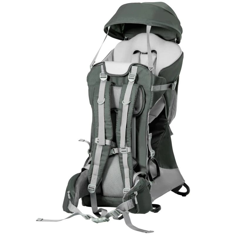 HOMCOM Baby Carrier Backpack - Green  | TJ Hughes