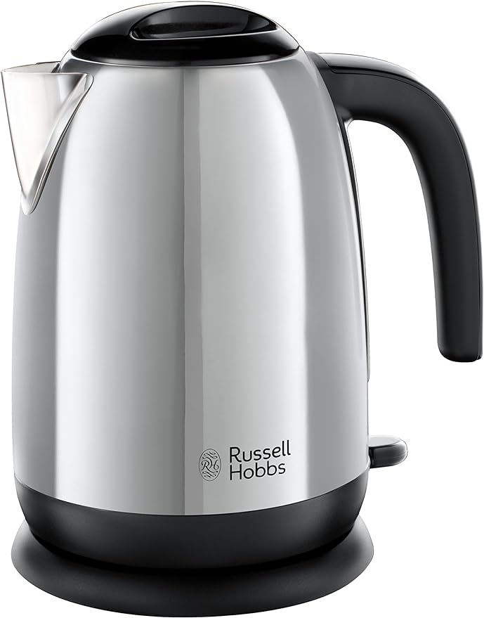 Russell Hobbs Adventure Polished Stainless Steel Electric Kettle - 3000 W - 1.7 Litre - Russel Hobbs  | TJ Hughes