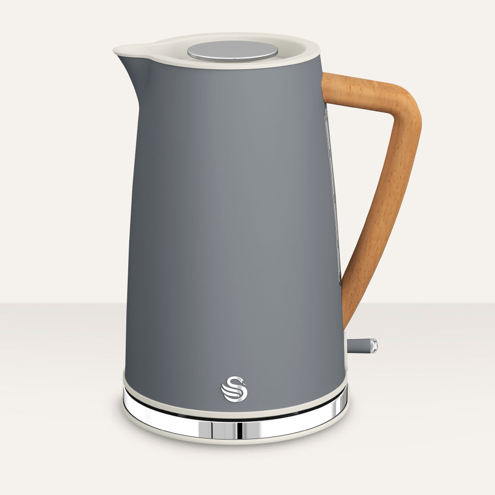 Swan Nordic Cordless Kettle 1.7L  - Grey  | TJ Hughes