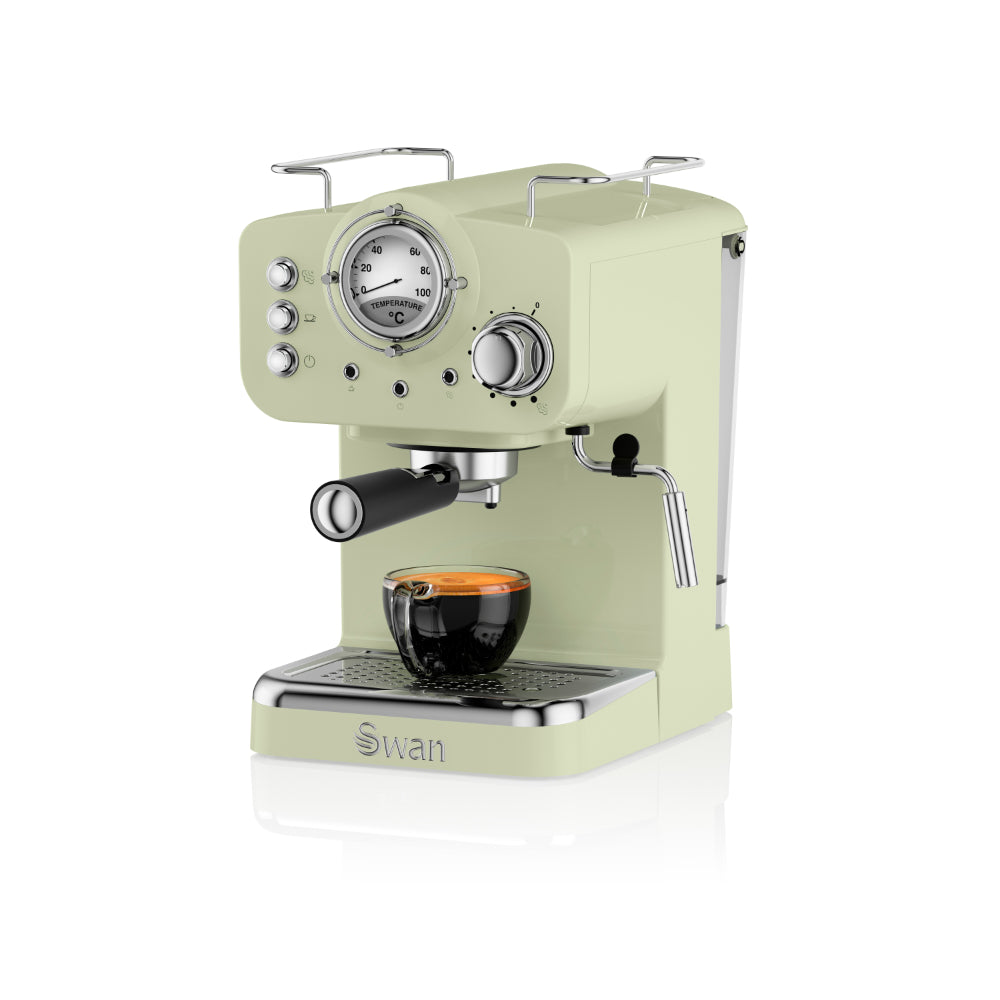 Swan Pump Espresso Coffee Machine - Green