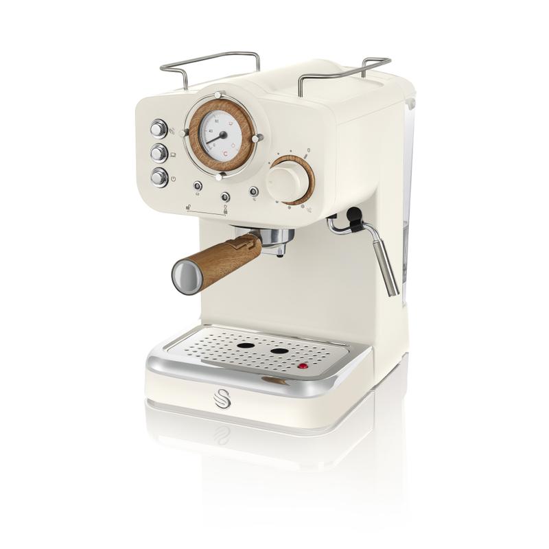 Swan Pump Espresso Coffee Machine  - White  | TJ Hughes