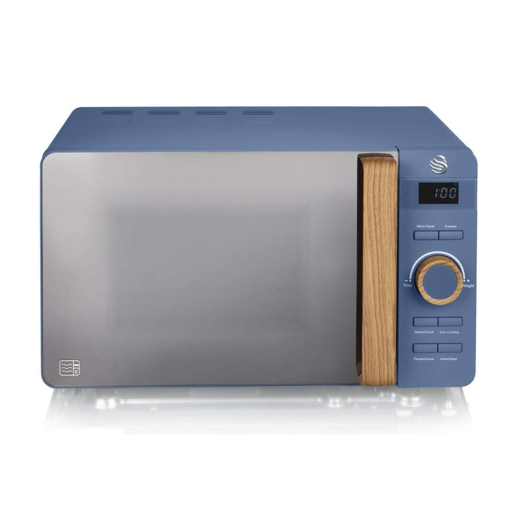 Swan Nordic Digital Microwave 20L - Blue