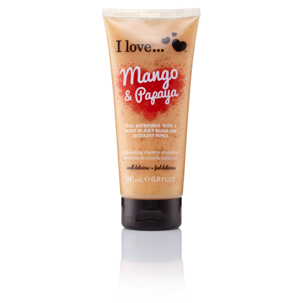 I Love Exfoliating Shower Smoothie Mango & Papaya 200ml  | TJ Hughes