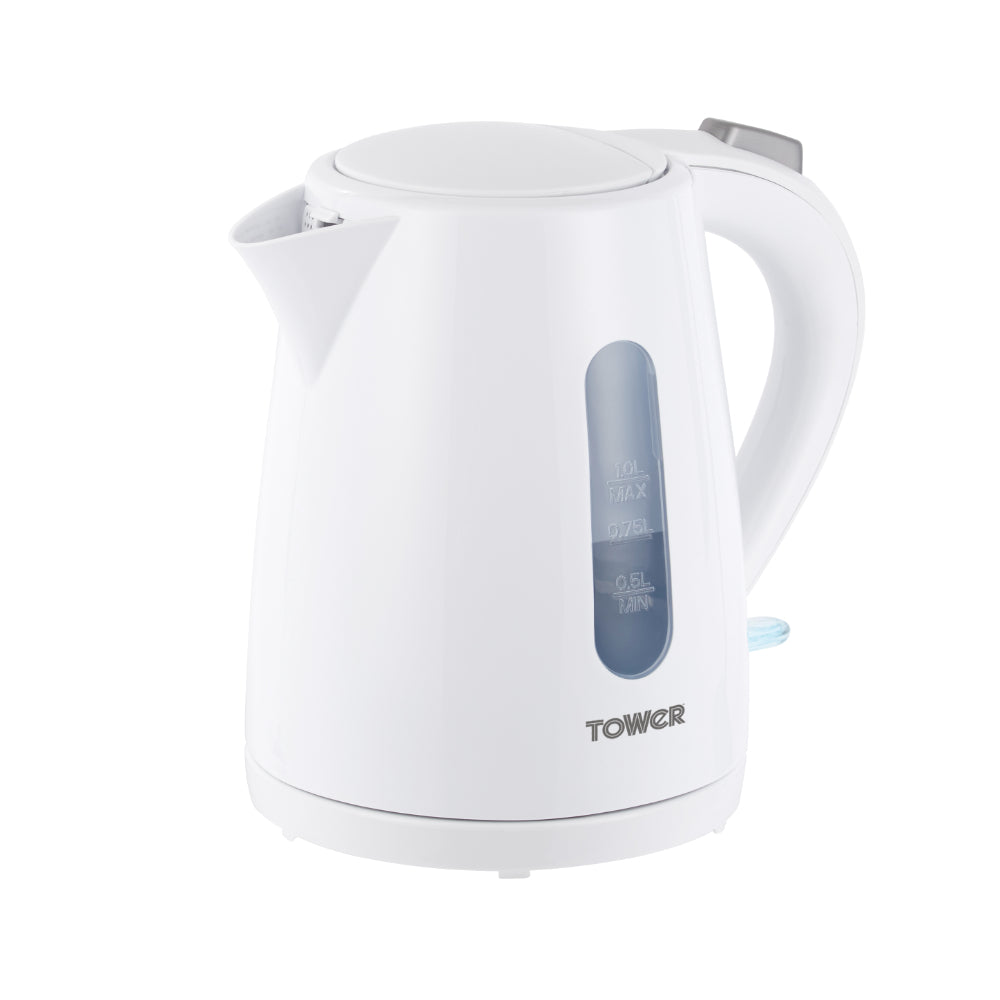 Tower Kettle 1L  - White  | TJ Hughes