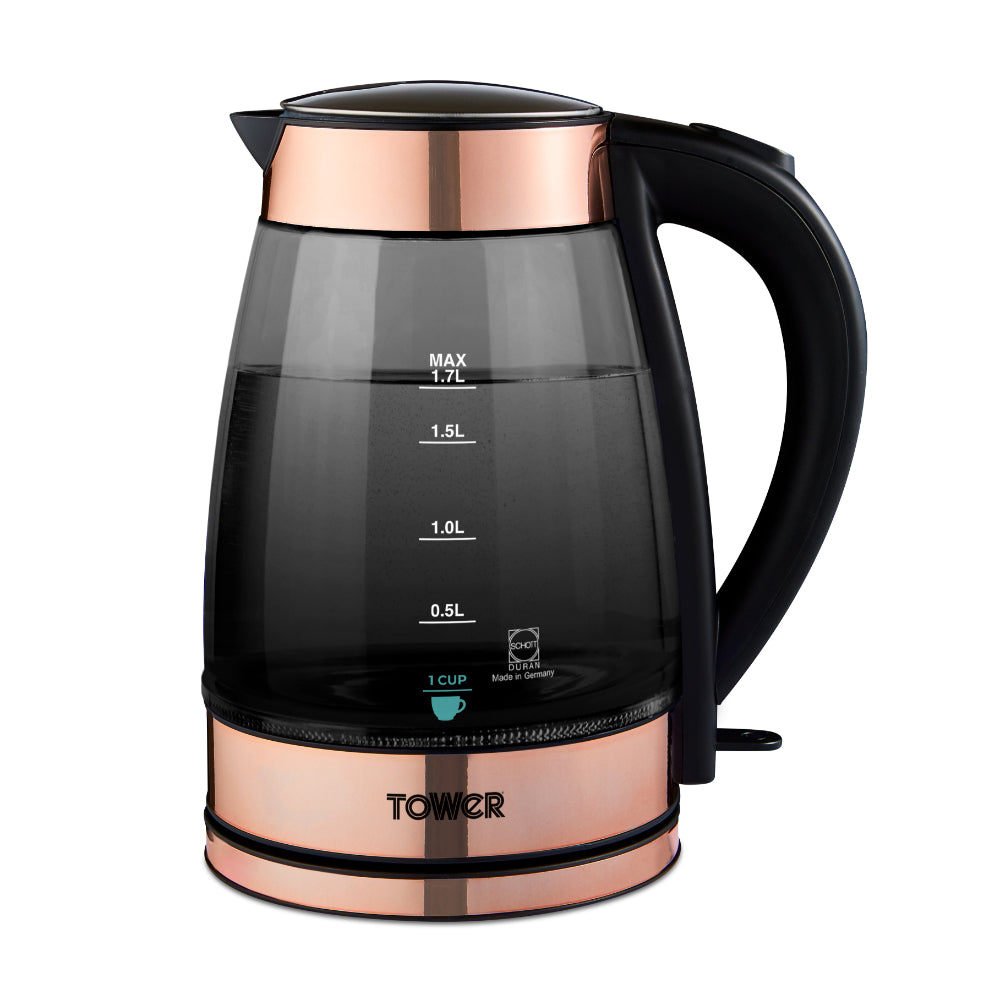 Tower Rose Gold Kettle 3KW 1.7L - Rose Gold