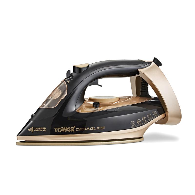 Tower Ceraglide Steam Iron 3100w - Black