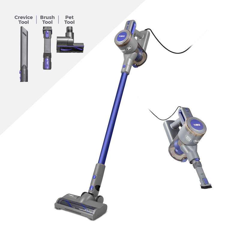 Tower VL20 Pets Corded Stick Vacuum Cleaner  - Blue  | TJ Hughes
