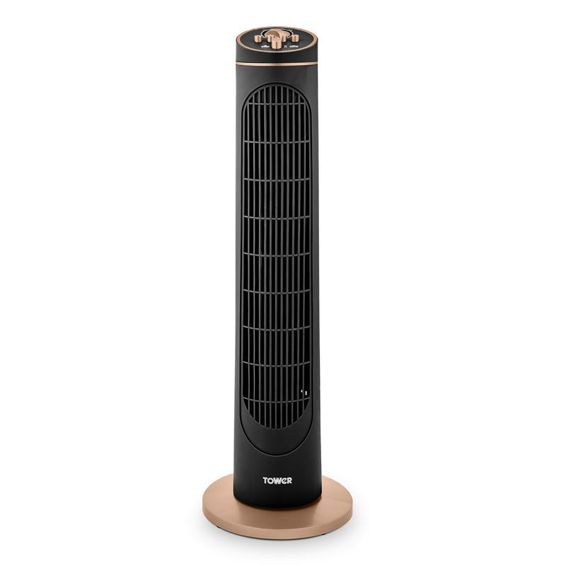 Tower Cavaletto Tower Fan 29"  - Black  | TJ Hughes