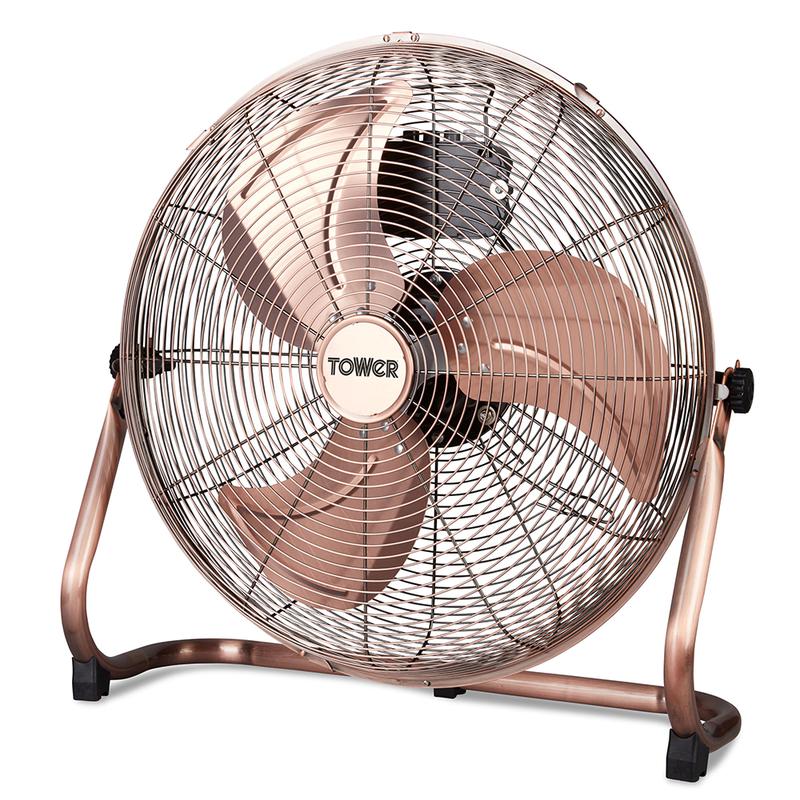 Tower Velocity Floor Fan 18"  - Copper  | TJ Hughes