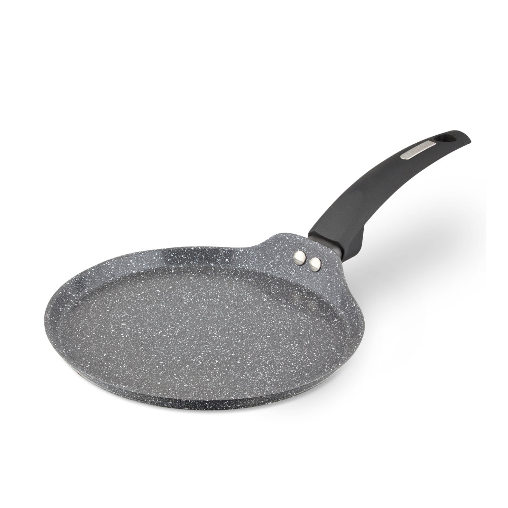 Tower Cerastone Crepe Pan 25cm  - Graphite  | TJ Hughes Grey