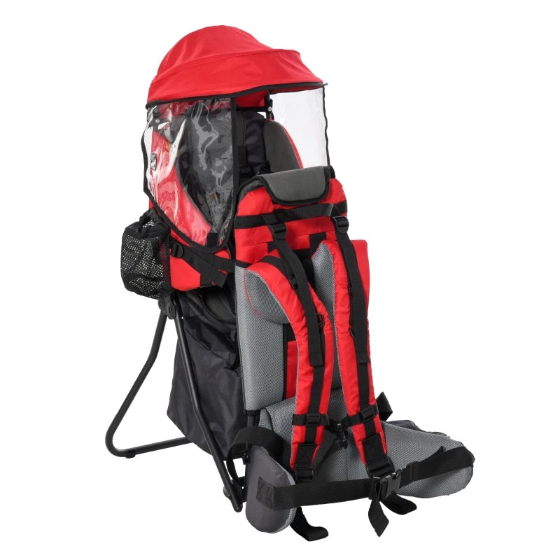 HOMCOM Baby Carrier Backpack - Red  | TJ Hughes