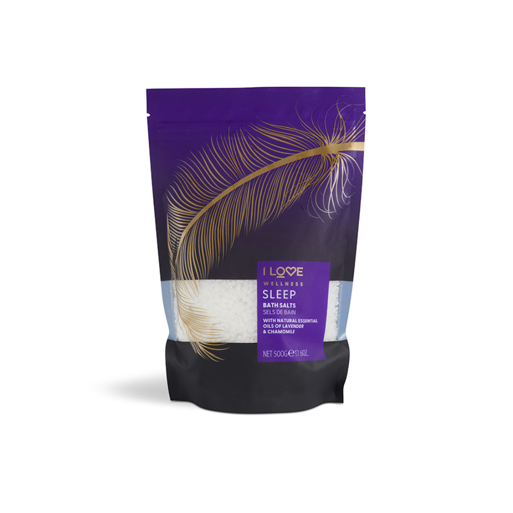 I Love Wellness Bath Salts 500g Sleep  | TJ Hughes