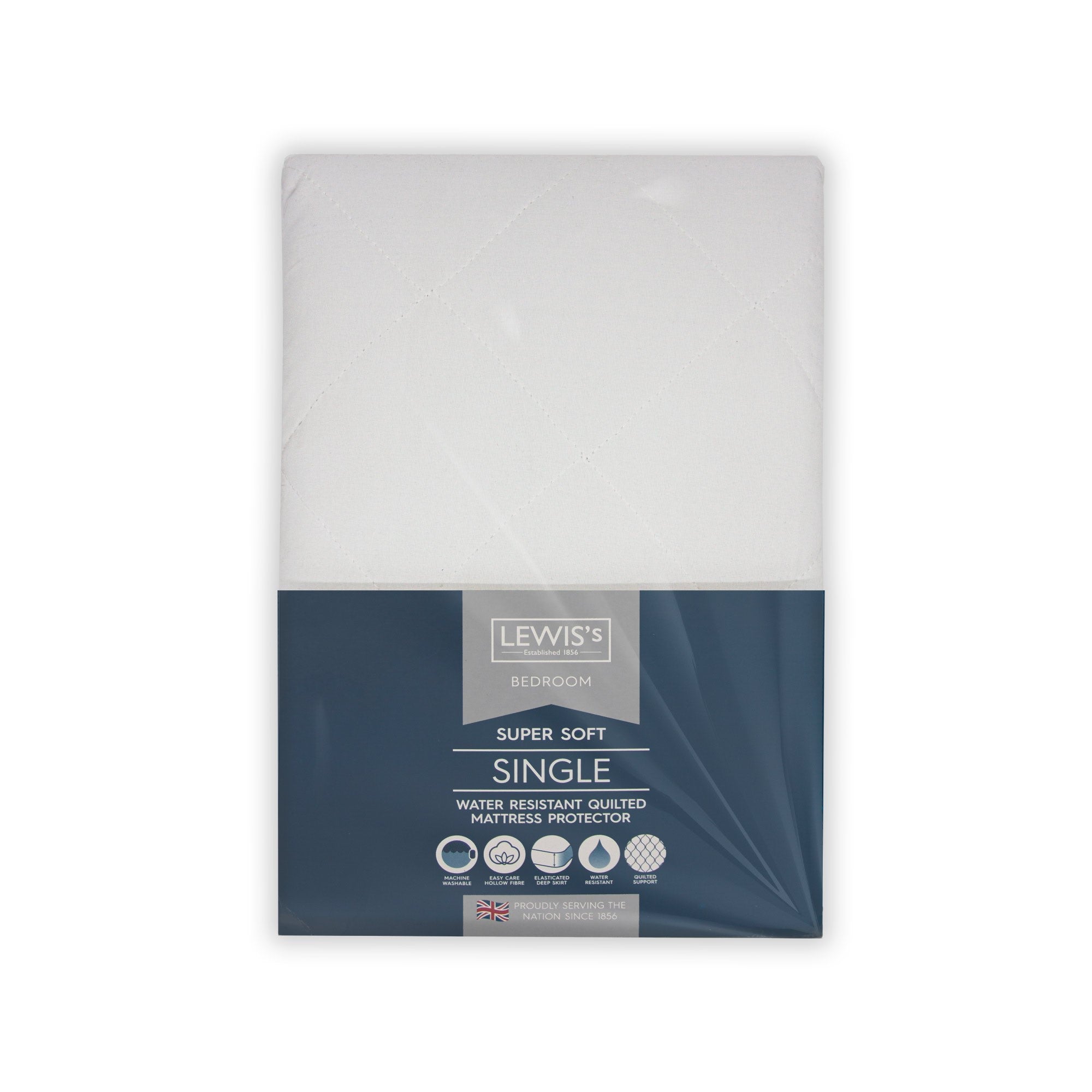 Lewis’s Quilted Waterproof Mattress Protector - Double  | TJ Hughes