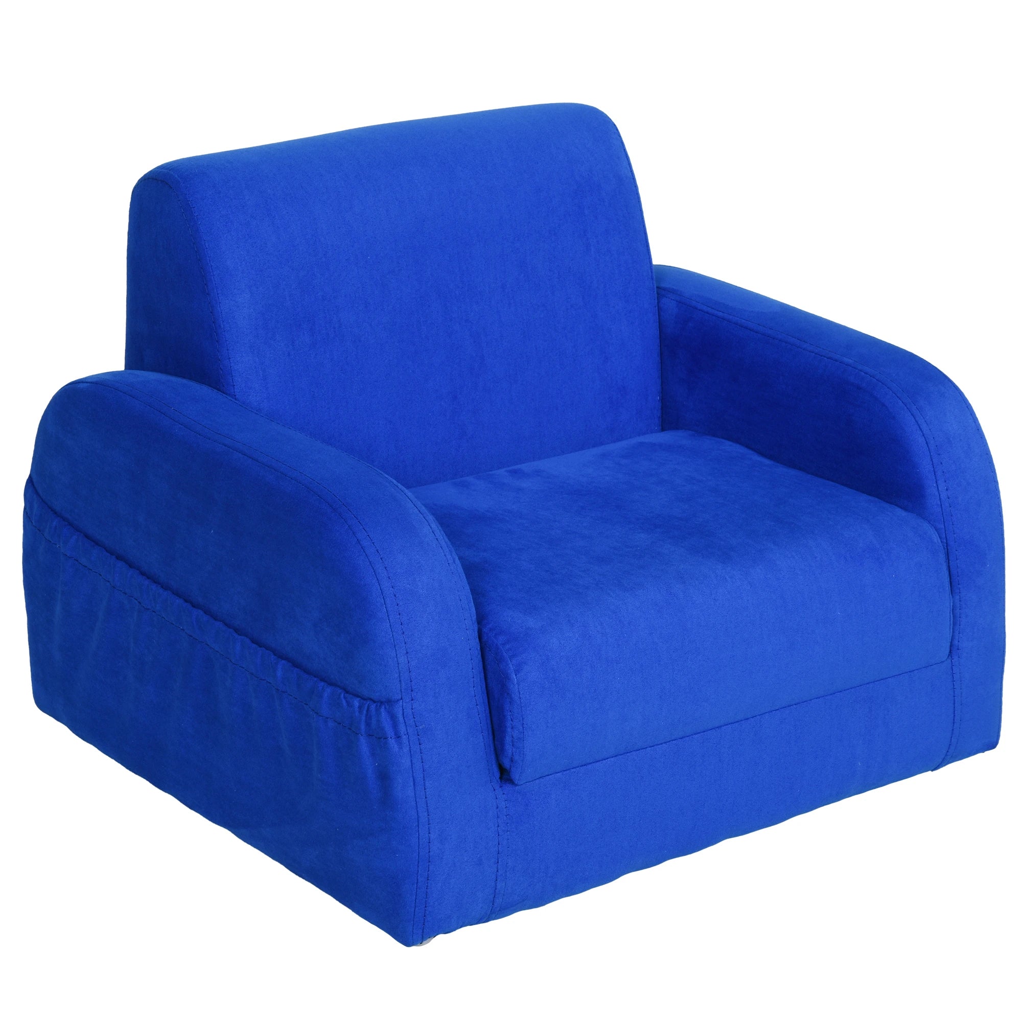 HOMCOM Children’s Sofa Bed -  Blue  | TJ Hughes