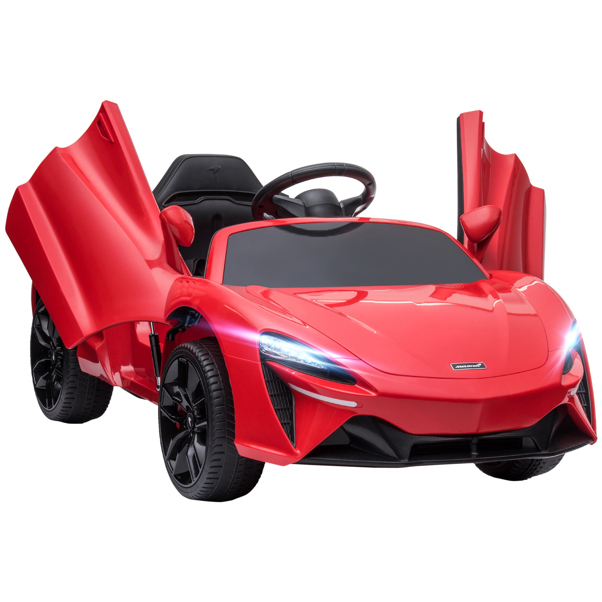 HOMCOM McLaren Licensed Kids Electric Ride-On Car w/ Remote Control - Red  | TJ Hughes