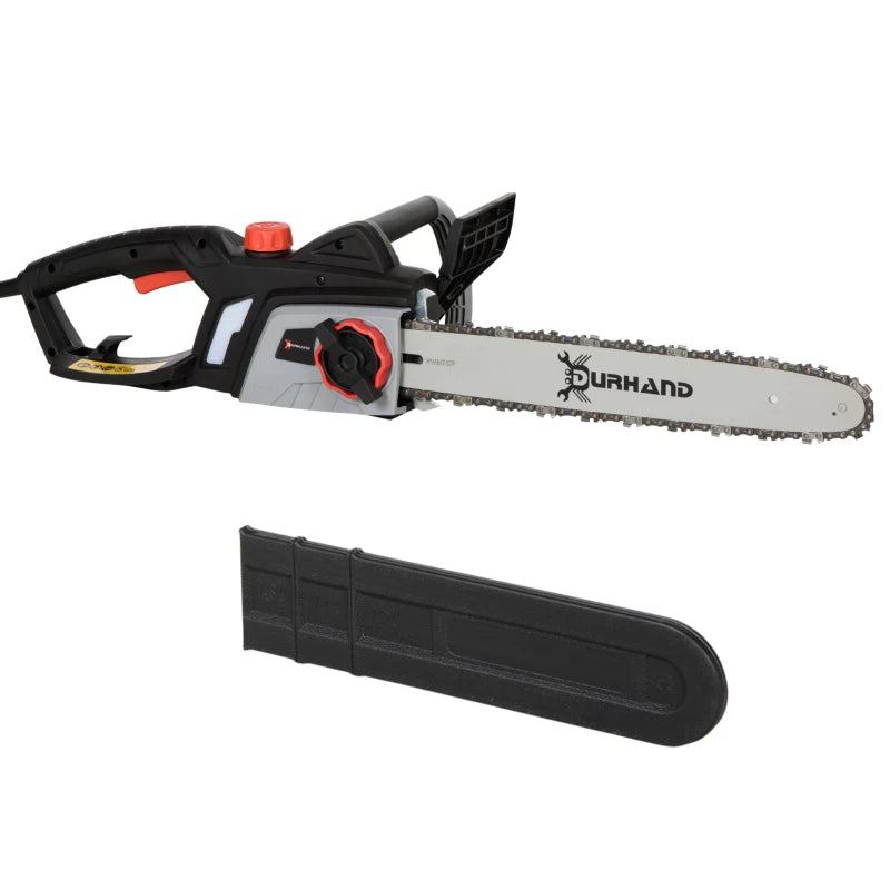 DURHAND Electric Chainsaw with Double Brake 1600w - Black  | TJ Hughes