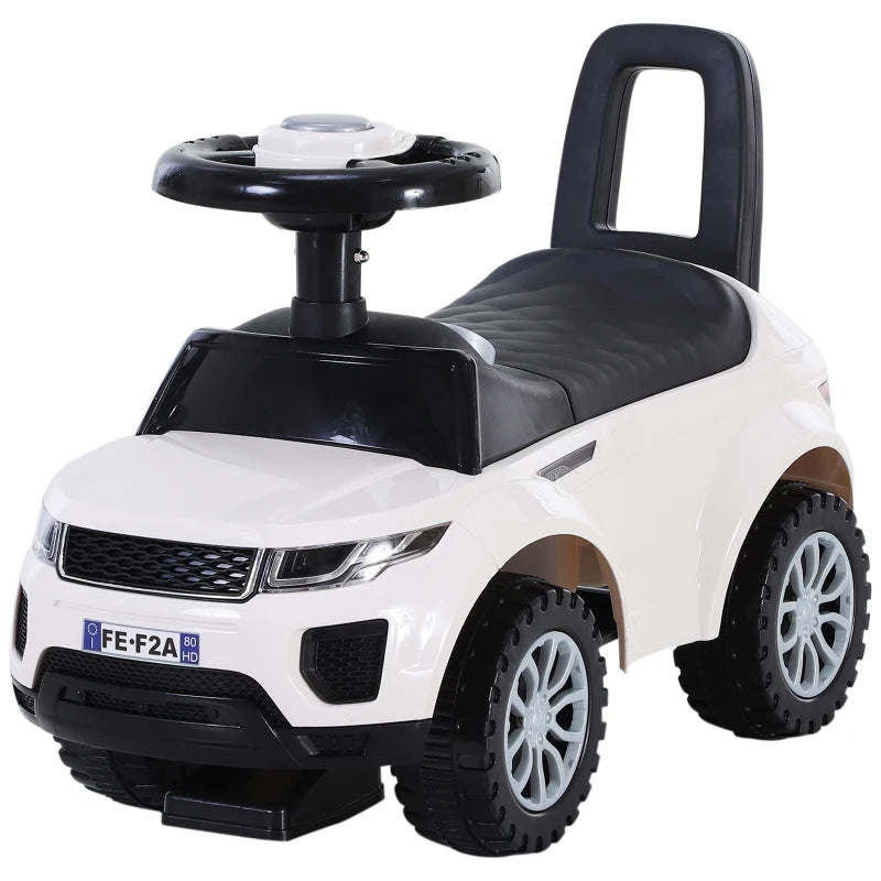 Baby 3 in 1 Rider on Car - White - HOMCOM  | TJ Hughes