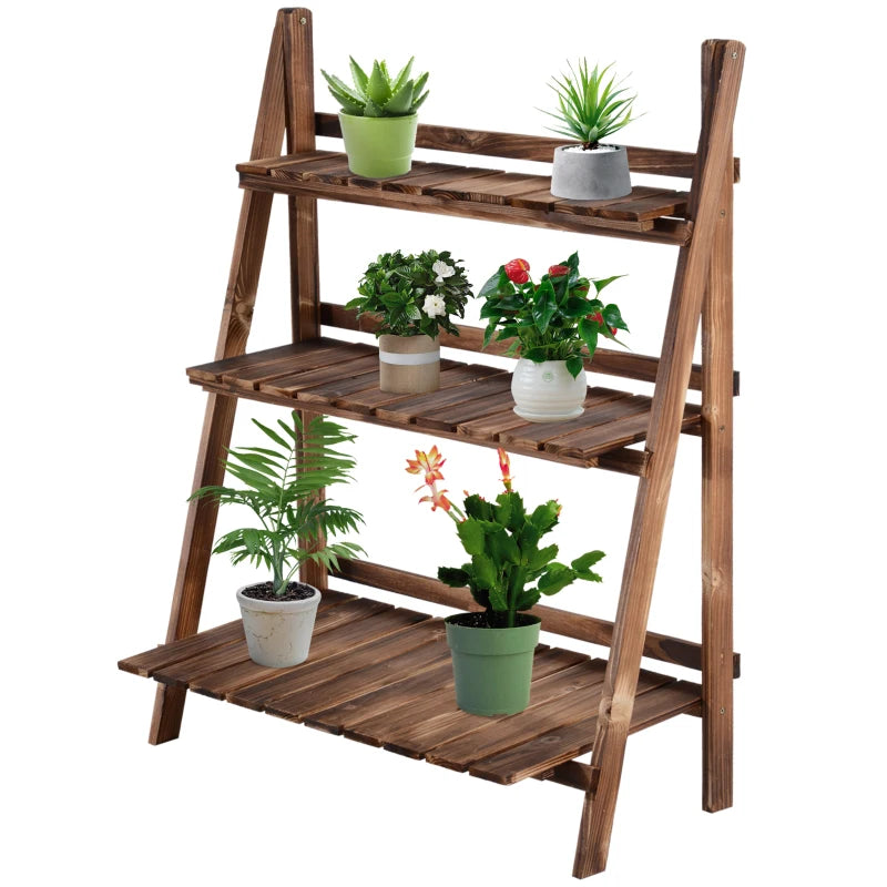 Outsunny Plant Pot Stand 80L x 37W x 93H cm  | TJ Hughes