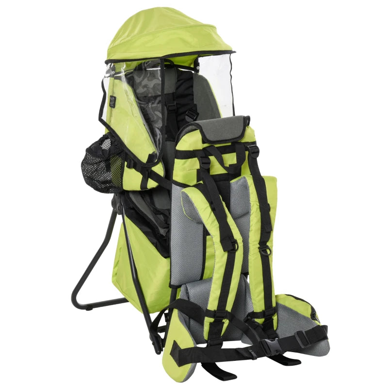 HOMCOM Baby Carrier Backpack - Light Green  | TJ Hughes