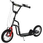 HOMCOM Teen Kids Stunt Scooter - Black  | TJ Hughes