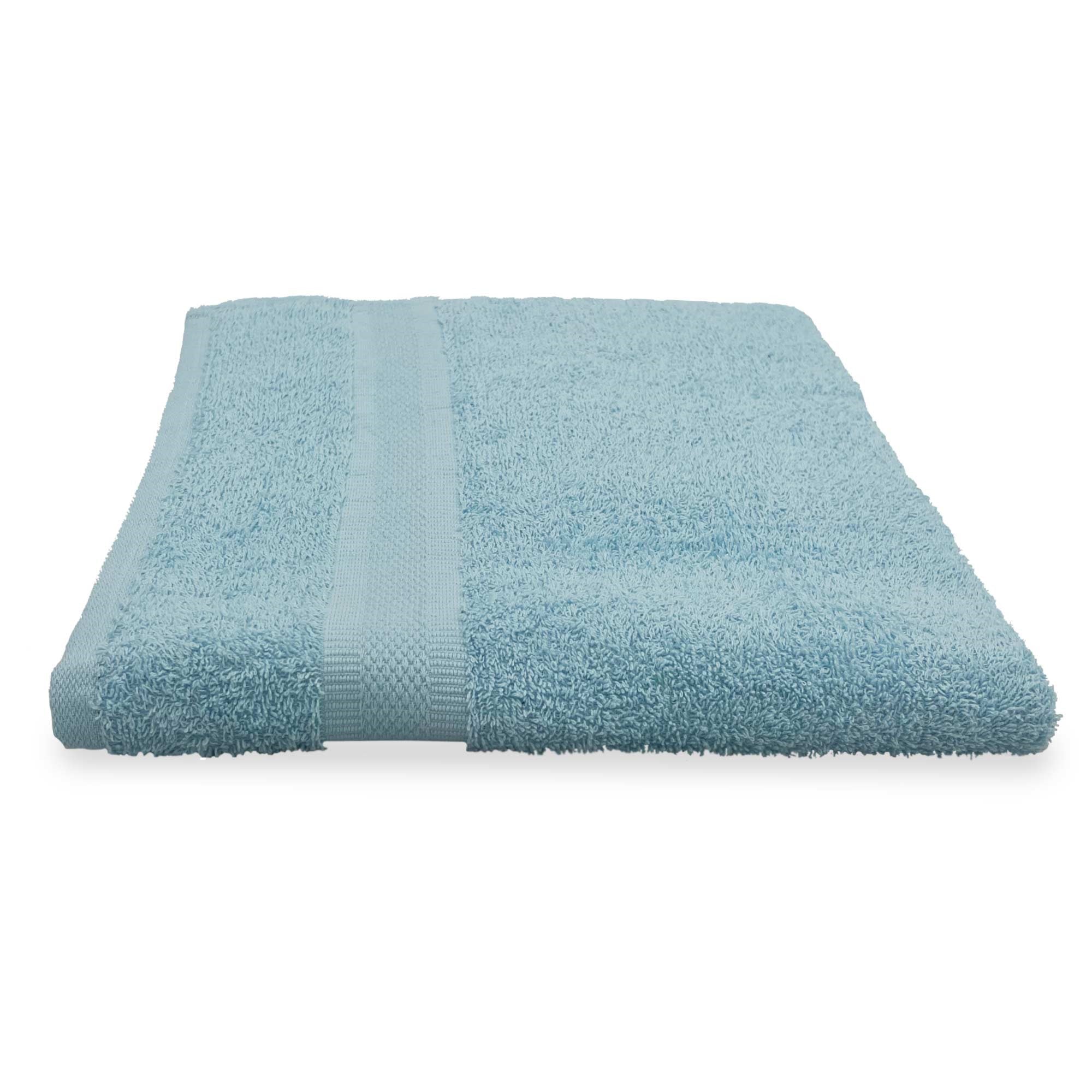 Lewis’s Essentials 100% Cotton Towel - Blue - Bath Towel  | TJ Hughes