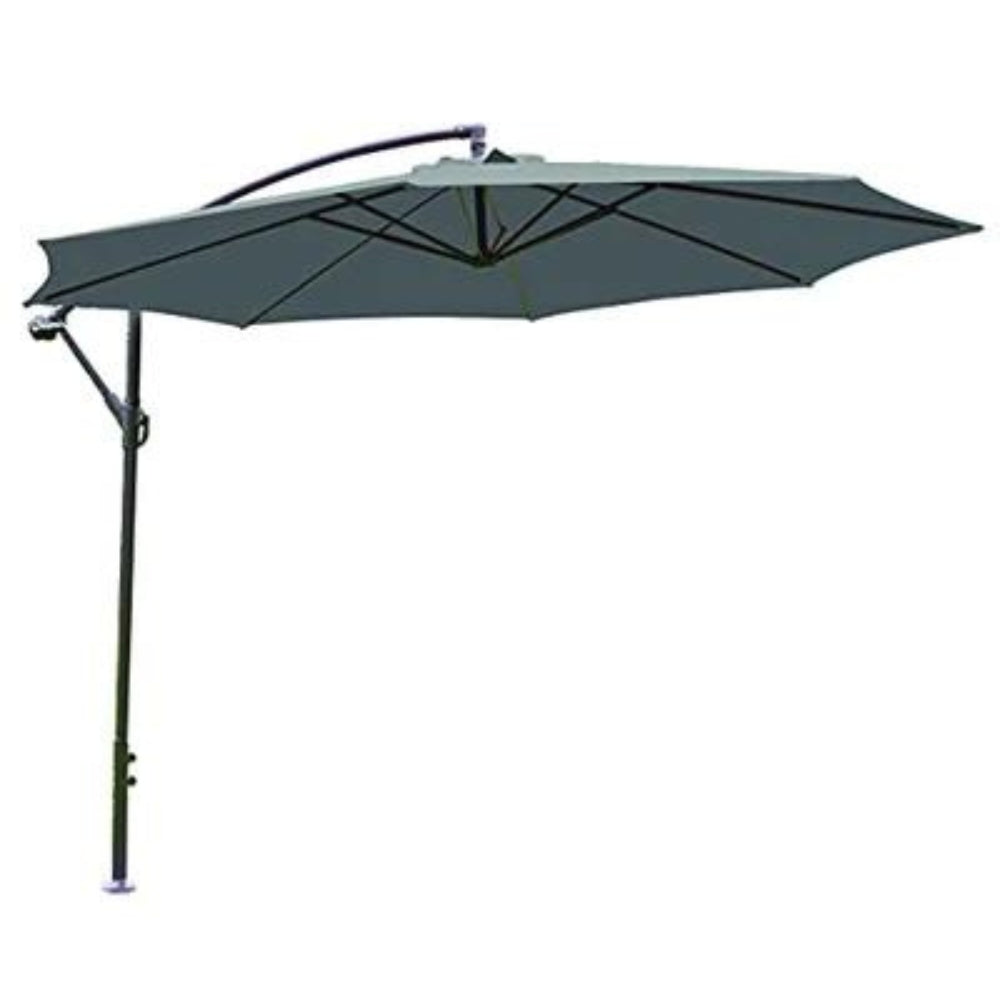 Silver & Stone Parasol Large Hanging Parasol 3m - Grey  | TJ Hughes