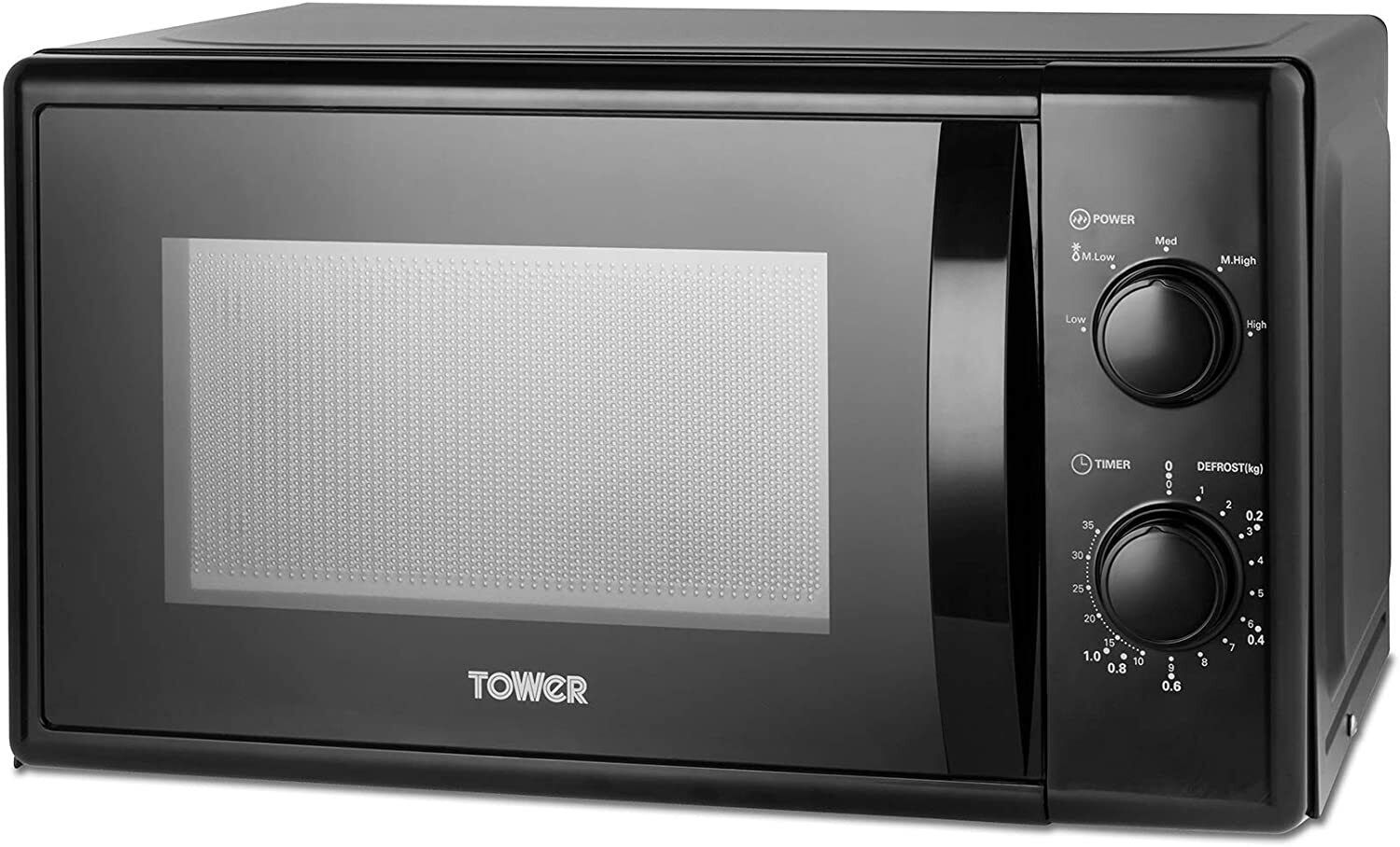 Tower Microwave 20L 700W  - Black  | TJ Hughes