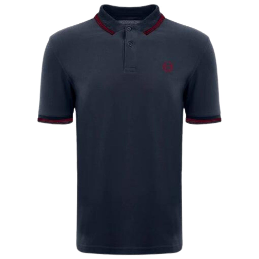 Sergio Tacchini Iconic Polo Shirt - Navy Blue - Medium  | TJ Hughes