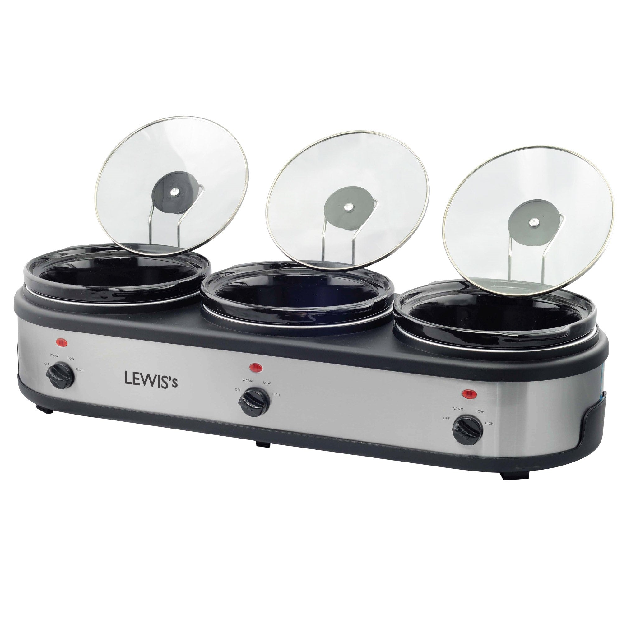 Lewis’s 3 Pot Slow Cooker 420W  | TJ Hughes