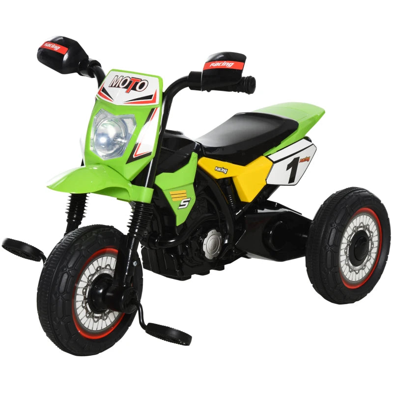 HOMCOM Toddlers Trike - Pedal Bike with 3 wheels - Green - 71L x 40W x 51H(cm)  | TJ Hughes