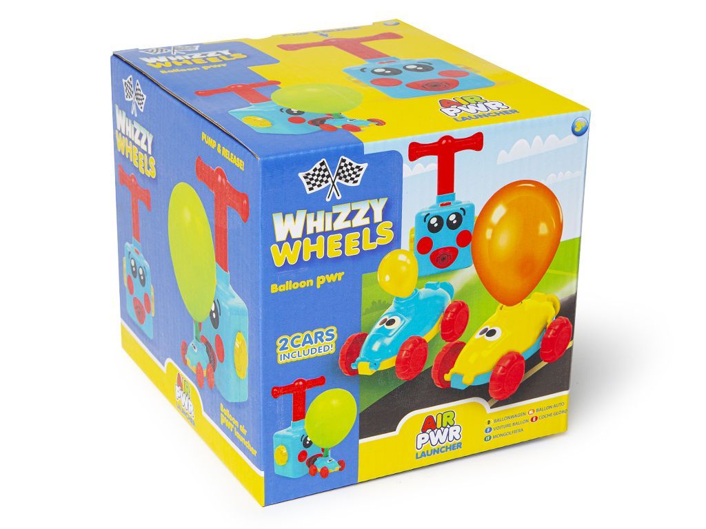 Whizzy Wheels Ballon Car Pump with 2 Cars - Games Hub  | TJ Hughes