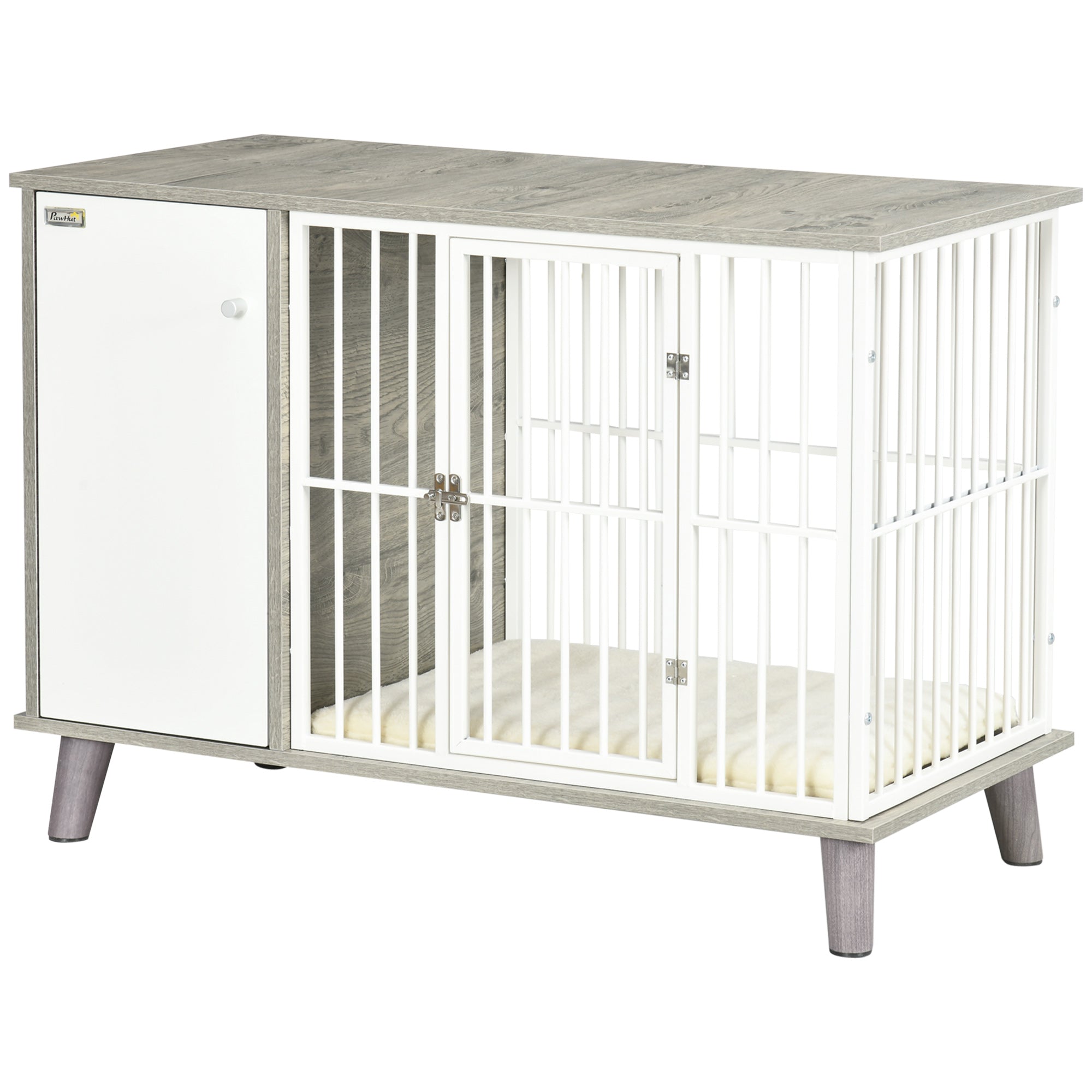 PawHut Dog Crate Furniture - Indoor Dog Kennel Side End Table - 98x48x70.5 cm  | TJ Hughes